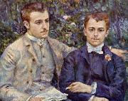 Pierre-Auguste Renoir Portrait of Charles and Georges Durand Ruel, china oil painting artist